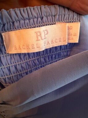 Rachel Parcell Light Periwinkle Smocked Blouse